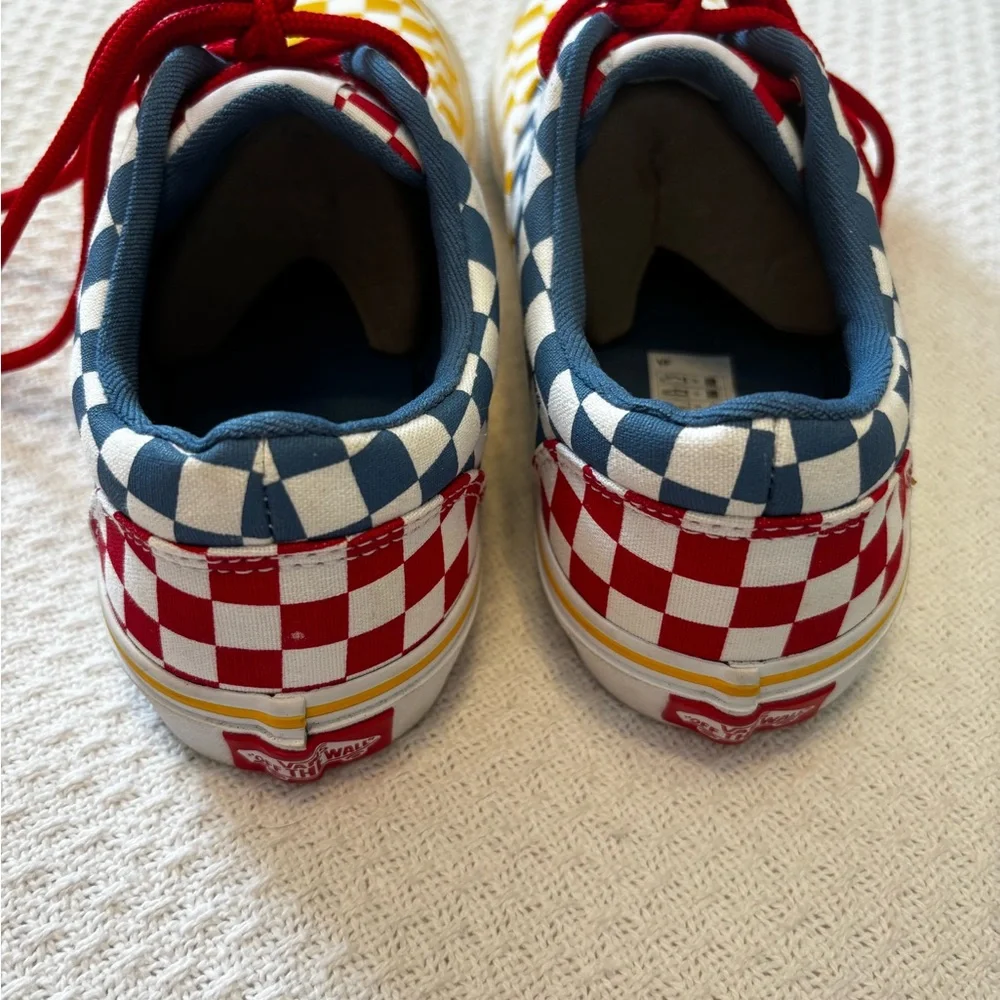 Vans Doheny Checkerboard Canvas Lace Up Sneakers Multi NEW size‎ 4.5